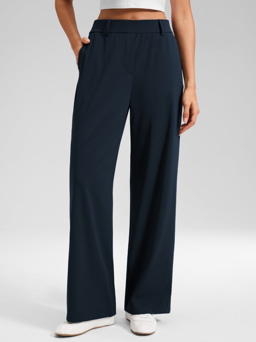 Walk the City Belt Loops Straight Leg Pant 30"